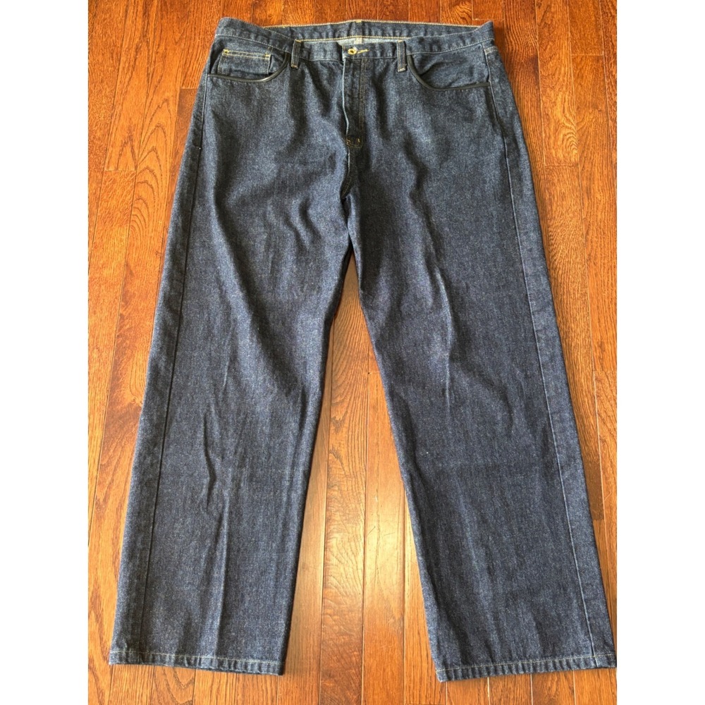 Vintage Polo Jeans Co Ralph Lauren Jeans Mens 38x30 Dark Wash Baggy Y2K Denim